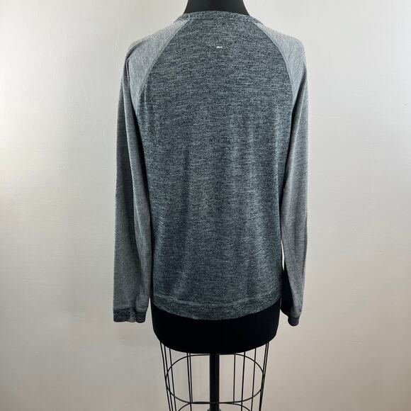 Rag & Bone Standard Issue Two-Tone Gray Raglan Long Sleeve Shirt Tee Men's S - Picture 5 of 8